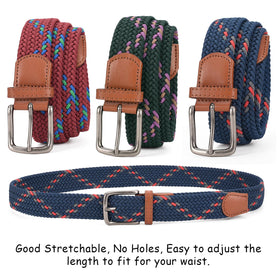 QAZSE belt with leather end pieces complements jeans and trousers with timeless style.