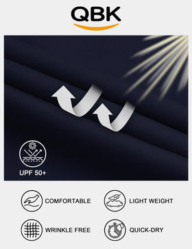 QBK Navy golf pants feature fade-resistant fabric for lasting color