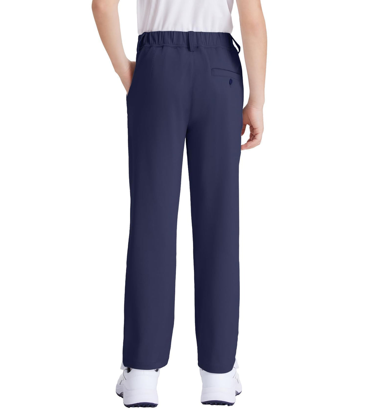 QBK Boys Golf Pants moisture-wicking fabric keeps skin cool and dry during activity