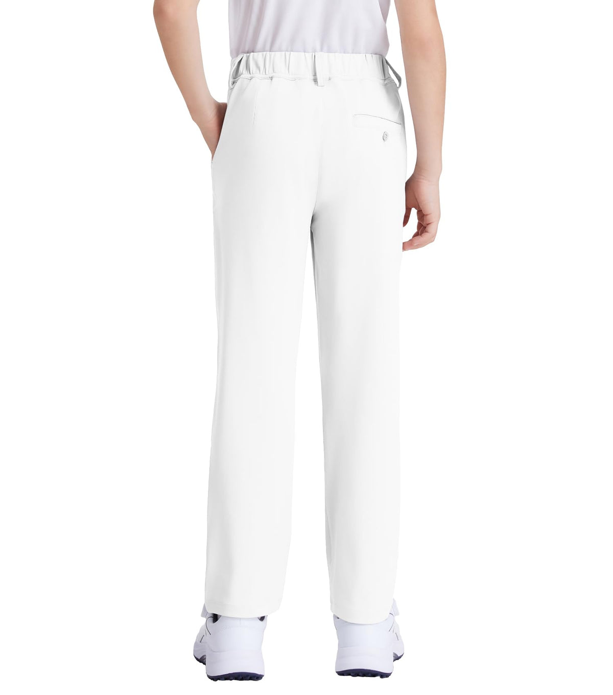 QBK Boys Golf Pants quick-dry fabric keeps skin cool and dry during PE.