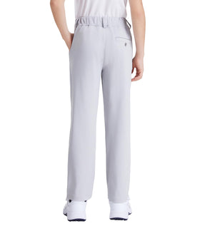 QBK 4-way stretch pants move with kids during classroom and sports.