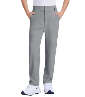QBK Boys Golf Pants stretch fabric enables unrestricted movement during class or play