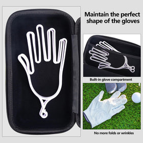 QCWN Golf Glove Holder Case mesh pocket ventilated for accessories
