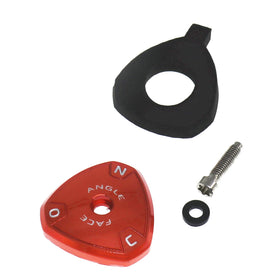 QHALEN ASP sole plate for Taylormade R11 in vivid red on a driver head