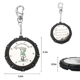 QHALEN Golf Score Counter dial buttons enable fingertip score changes on the course.