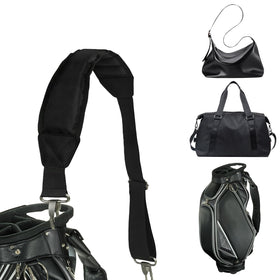 Qiknird golf bag strap blue with rotating snap for easy on-bag attachment.