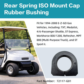 Qiqimingxin rear-spring iso mount cap bushing reduces vibrations for smoother ride