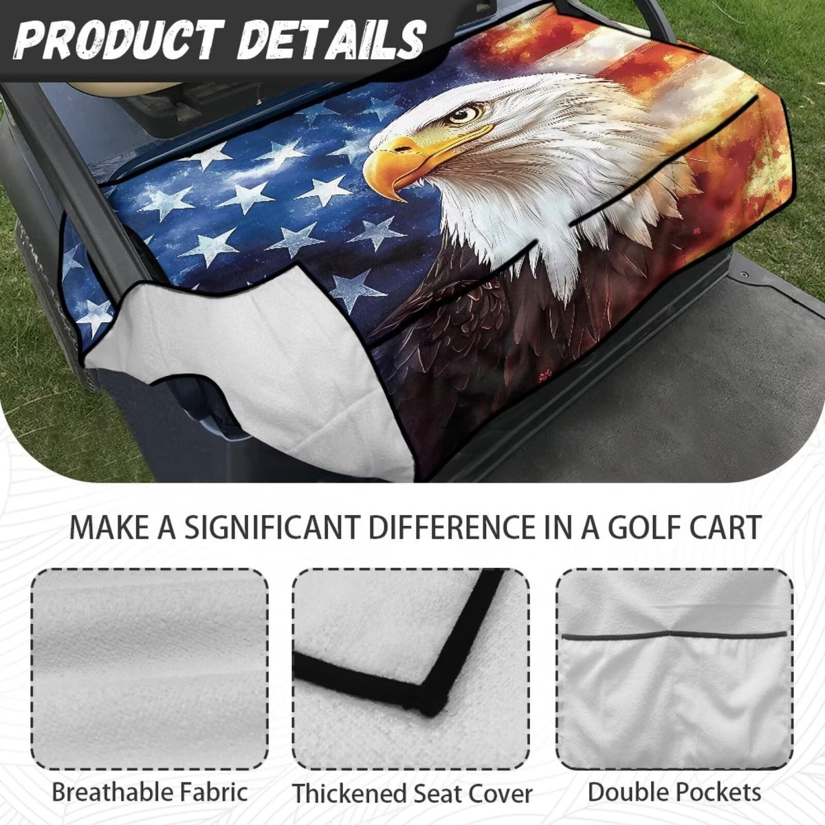 Qiyupavto easy-install one-click seat cover for quick setup and removal.
