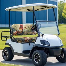 Qiyupavto waterproof breathable golf cart cover protects seats in any weather
