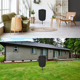 Qkansiw Disc Golf Basket Cover provides weatherproof protection for year-round use.