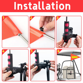 QoTang stainless steel flag pole offers light, durable outdoor use.