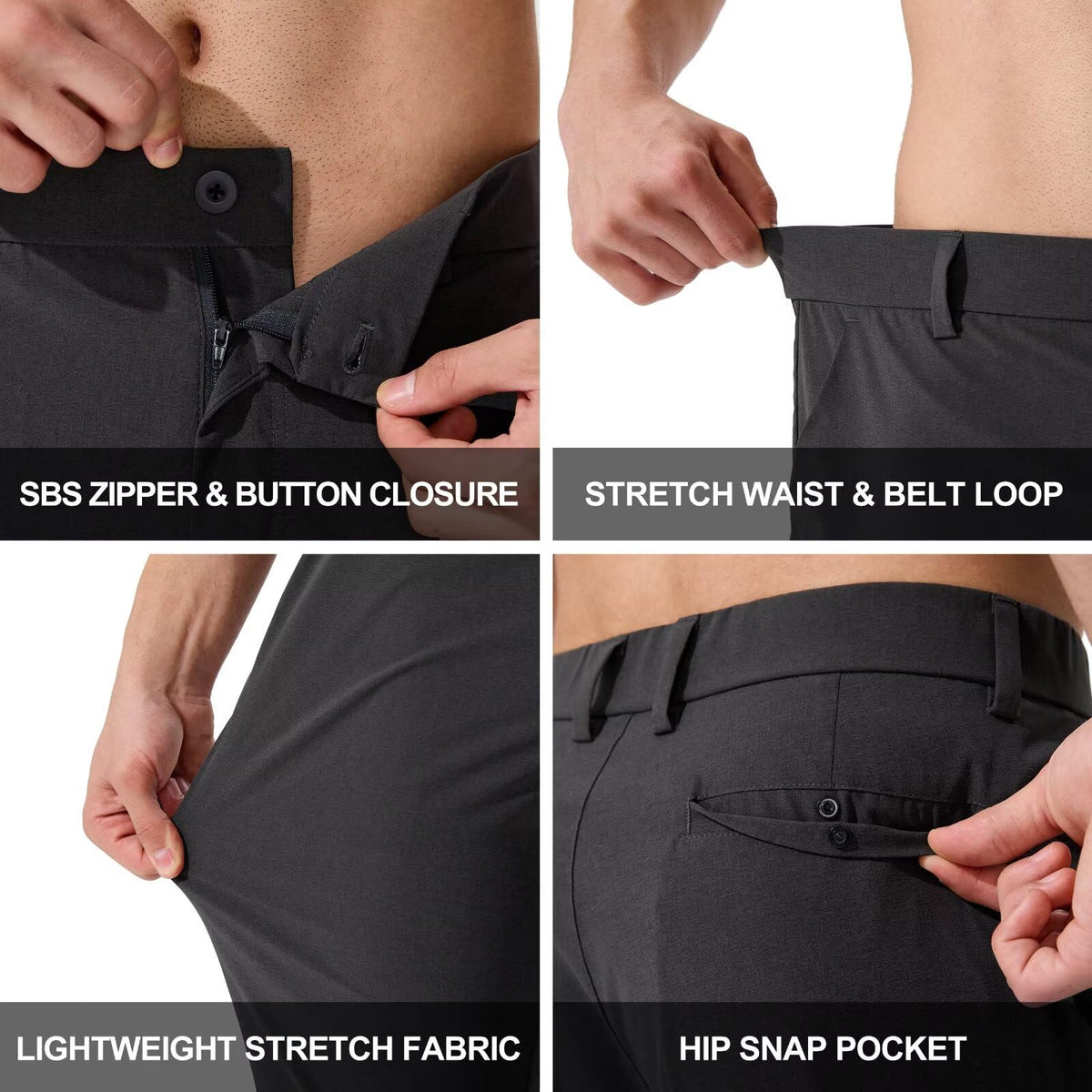 QPNGRP fabric close-up, lightweight stretch and moisture-wicking performance.