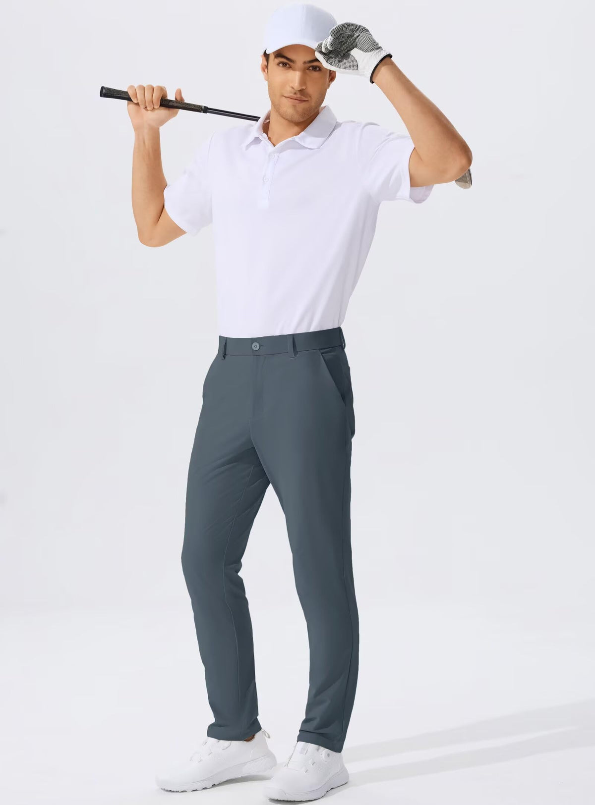 QPNGRP pants belt loops and button closure detail for secure fit