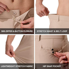 QPNGRP pants inseams 30/32/34 ensure a proper length for heights.