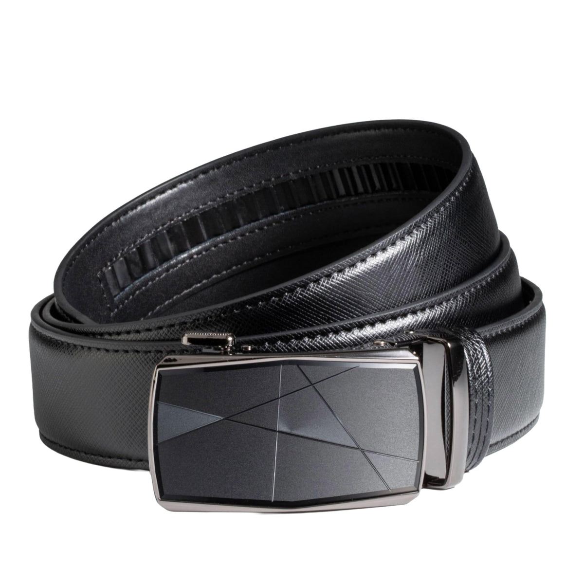 Qualibelt ratchet belt for big-tall fit designed for comfortable all-day wear