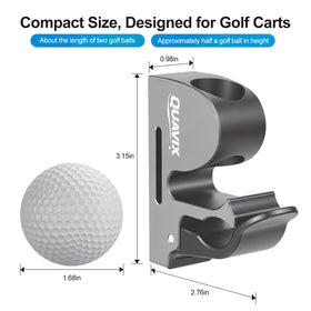 Quavix fits 30–70 ring gauge for broad cart compatibility