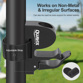 Quavix black finish cigar holder complements any golf cart setup.
