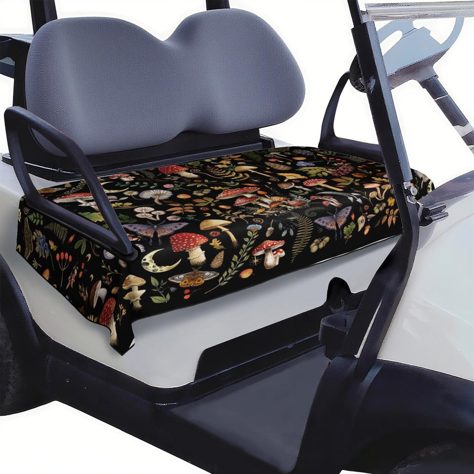 Queen Hero golf cart seat cover for two-seat carts with secure fit.