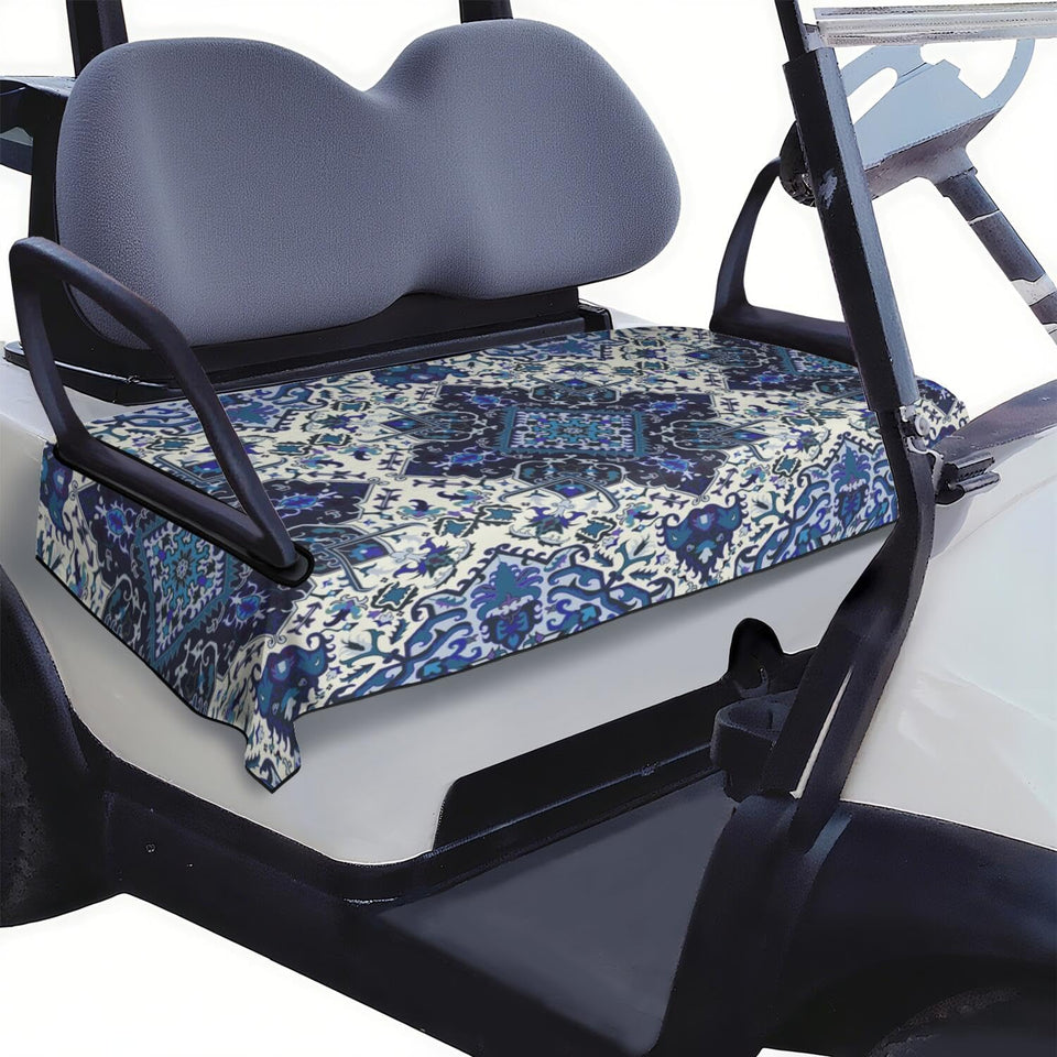Queen Hero golf cart seat covers for 2-seat carts with secure, non-slip backing.