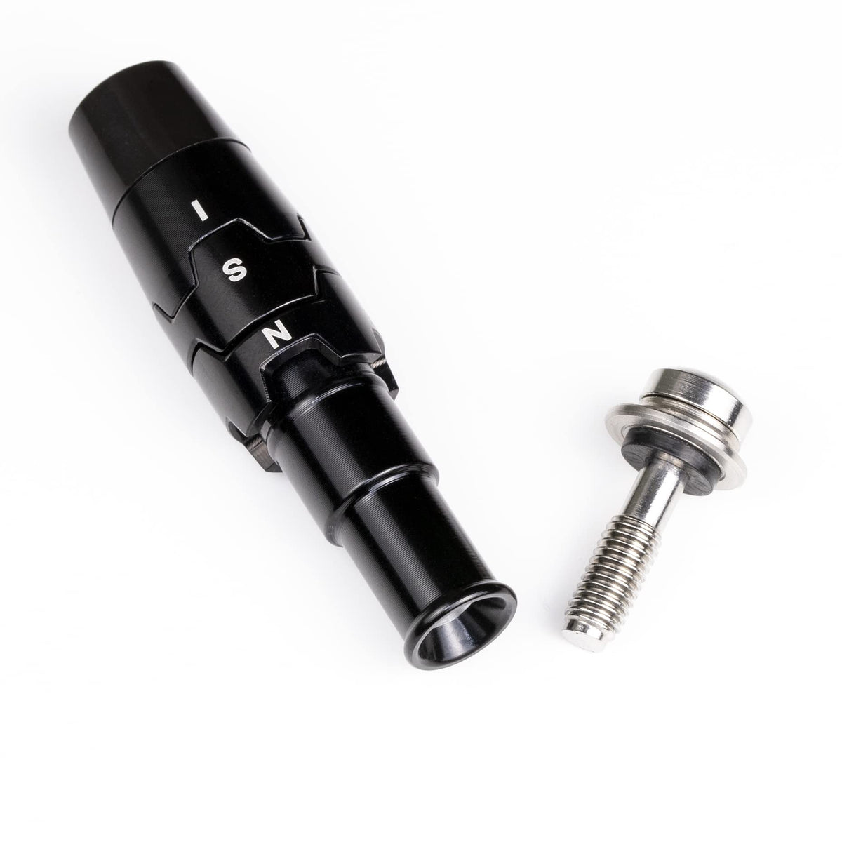 QUEEN3C accessory set including ferrule, washer, and screw for installation.