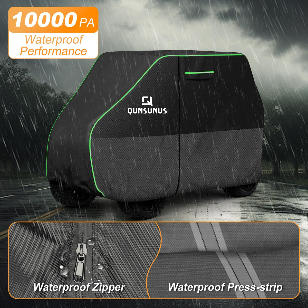 QUNSUNUS reflective strips visible at night for safety