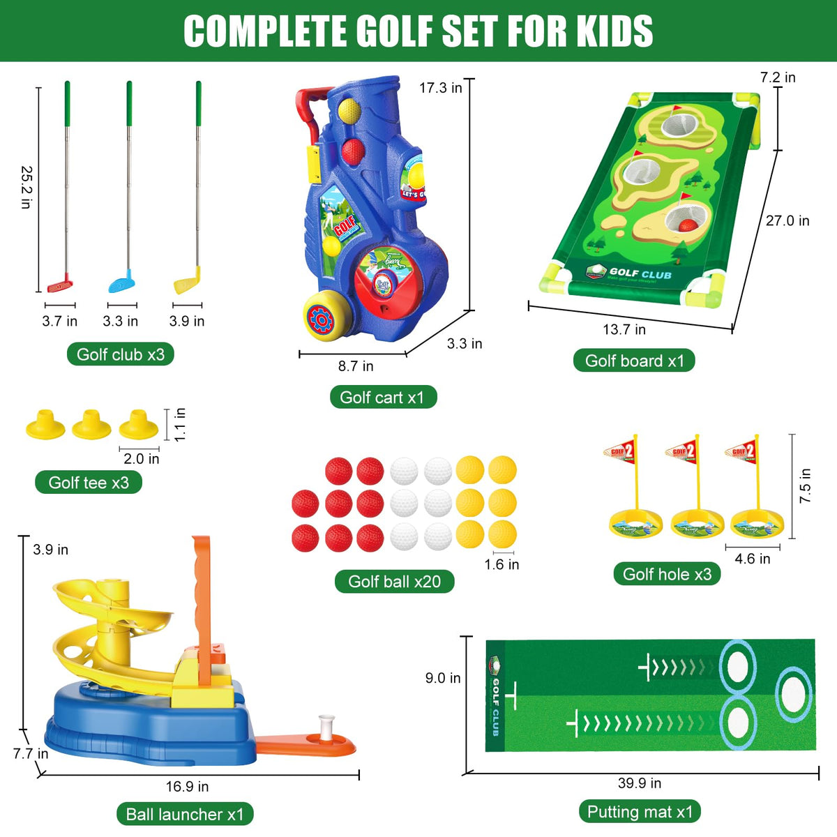 Qutumill 20 balls offer ample practice opportunities during playtime.