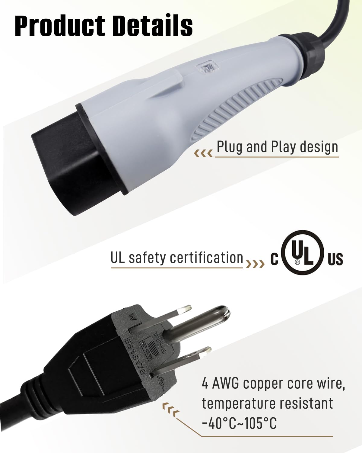 Quwfesudy star-capella fit charging cord enables easy compatibility across Star Capella carts.