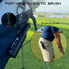 Quwiunx compact kit fits neatly in a golf bag.