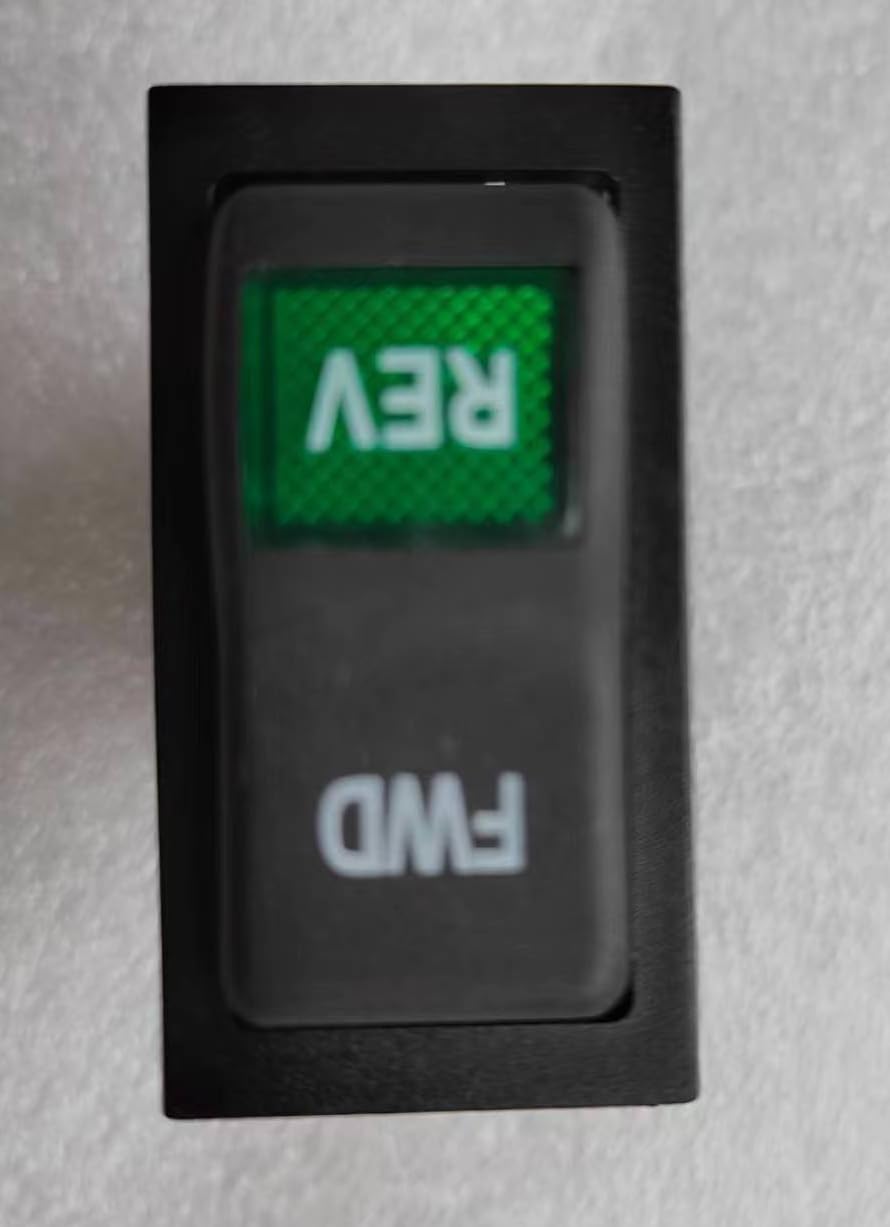 QXNASU switch button close-up for Tomberlin E-Merge Cart 1007218, precise alignment