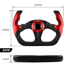 QYMOPAY simple installation steering wheel for EZGO Club Car Yamaha