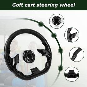 QYMOPAY installed on a golf cart showing easy grip access.