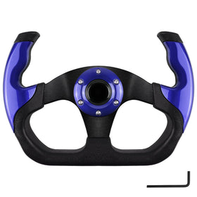 QYMOPAY golf cart steering wheel texture for comfortable grip during long rides.