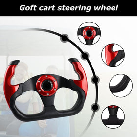 QYMOPAY half-circle design steering wheel for better access
