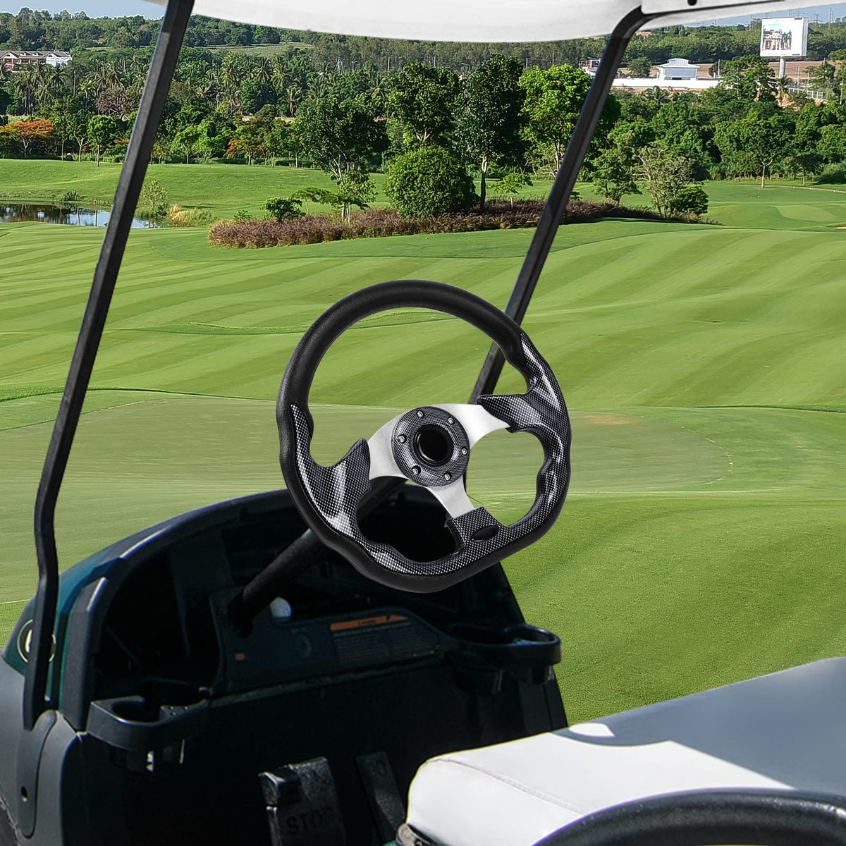 QYMOPAY multiple-color options offer customization for different golf carts.