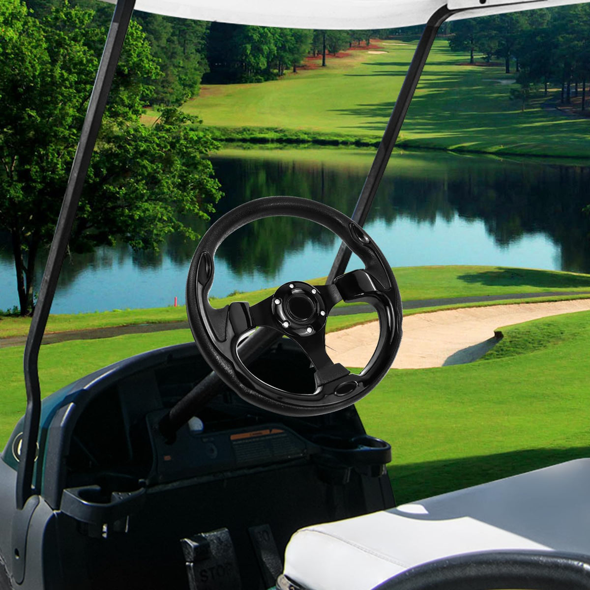 QYMOPAY steering wheel color style options help match your cart aesthetic