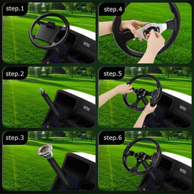 QYMOPAY steering wheel 12-5 inch improves entry exit space and cockpit comfort