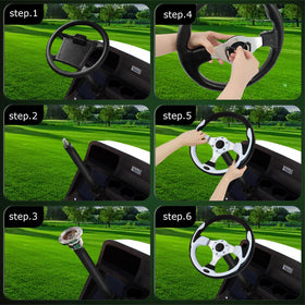 Universal compatibility makes EZGO, Club Car, Yamaha, and other models easier to update.