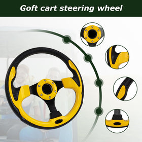 QYMOPAY universal-fit wheel works with EZGO, Club Car, and Yamaha