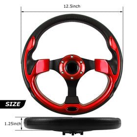 QYMOPAY universal steering wheel adapter compatibility for EZGO, Club Car and Yamaha.