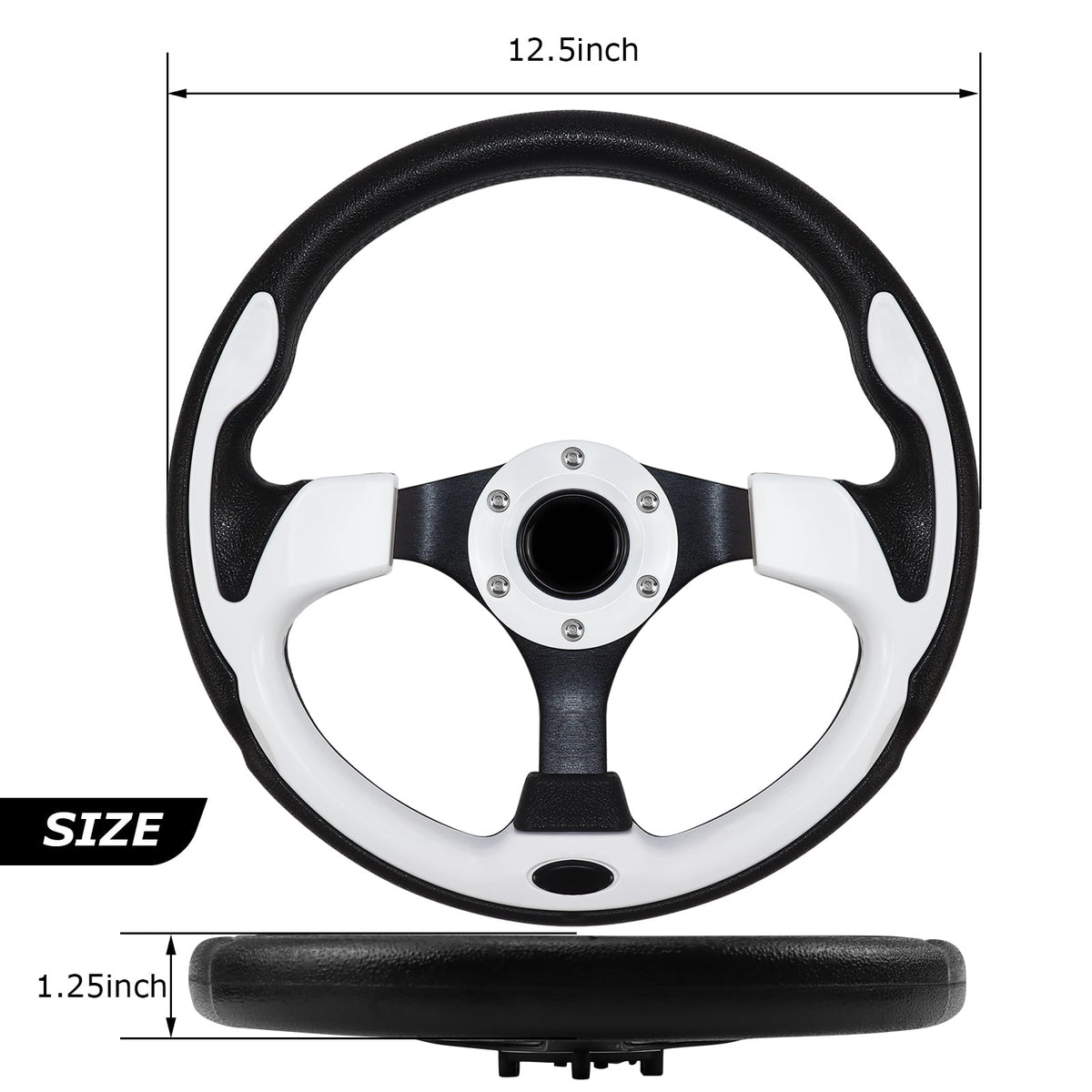 Universal compatibility view of the QYMOPAY steering wheel