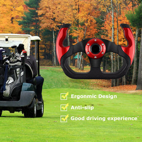 QYMOPAY universal steering wheel for EZGO/Club Car with skid-resistant surface