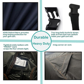 QYMOTO cover shown with storage bag for easy maintenance