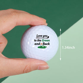 Raddimelo gift-ready packaging golf ball, ready to gift for Valentine’s Day or anniversaries.