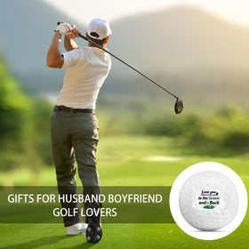 Raddimelo romantic gift for him golf ball, a meaningful keepsake for golfers.
