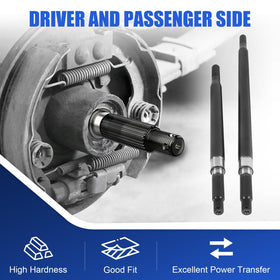 RALZAOTO heat-treated steel axle parts for wear resistance and durability