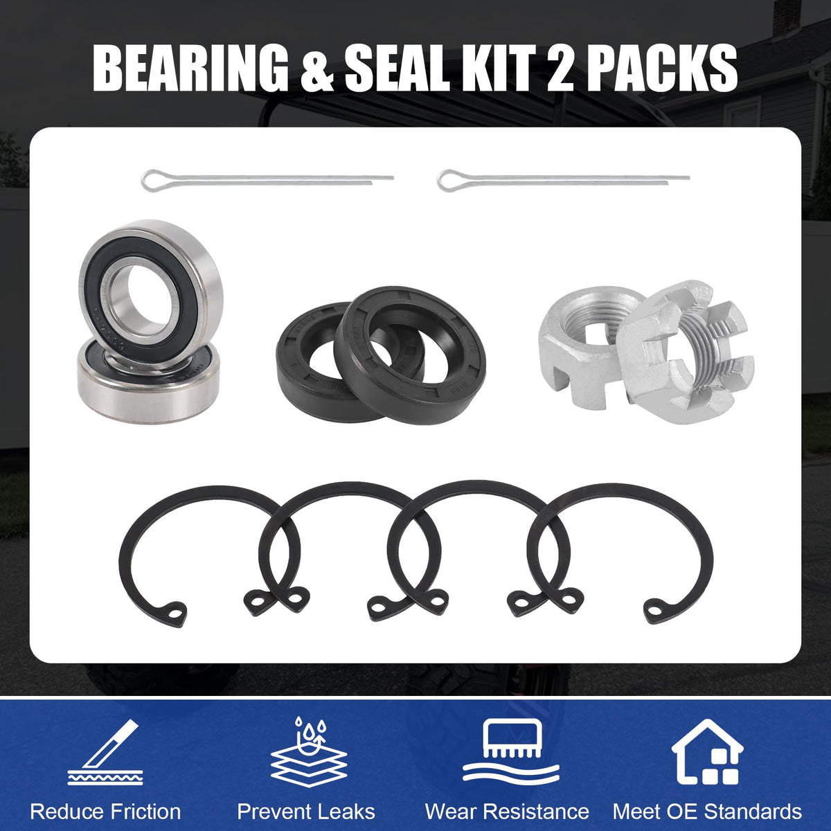 RALZAOTO EZGO installation hardware set included for easy replacement