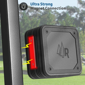 RANGLAND rugged outdoor speaker designed to resist rain and mud.
