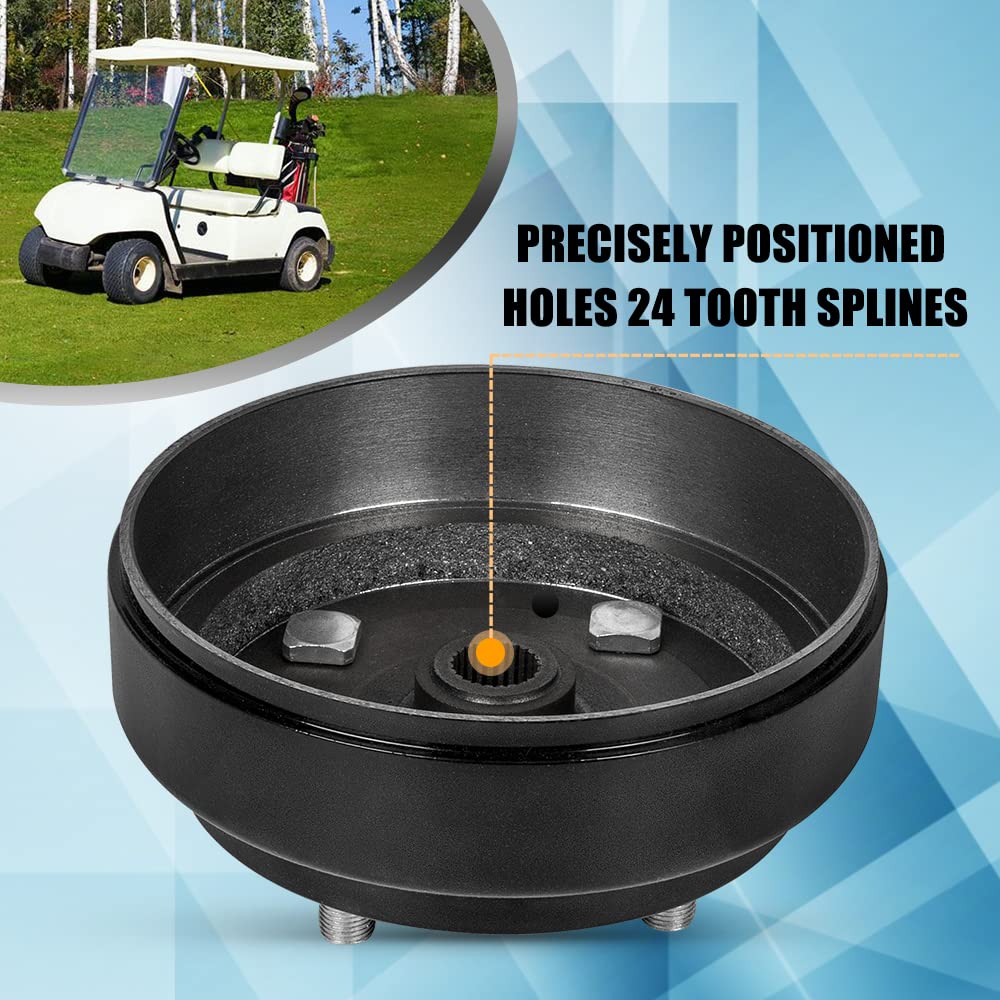 RANSOTO brake drum hub compatible with EZGO 1982-1993 gas models for smooth operation.