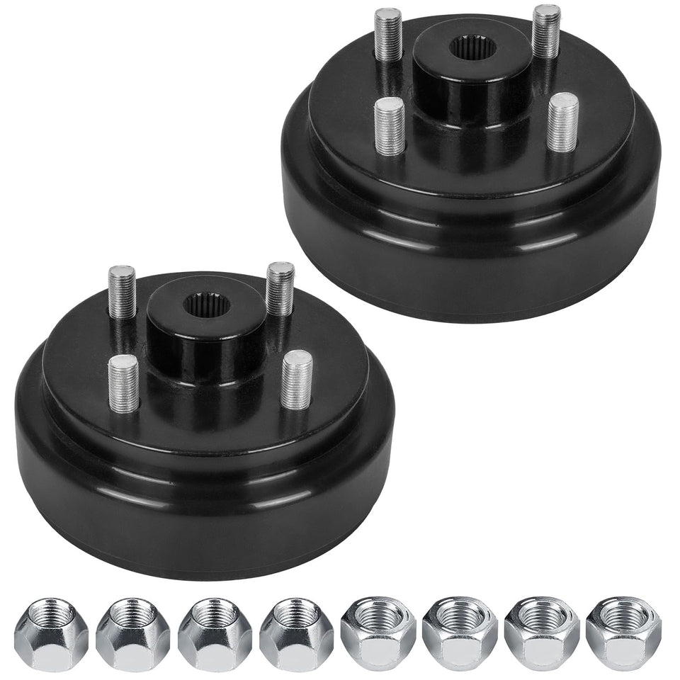 RANSOTO golf cart brake drum hub for EZGO TXT, reliable braking in action.