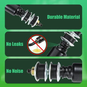 RANSOTO rear shock absorber DS damping for smoother ride on rough terrain.